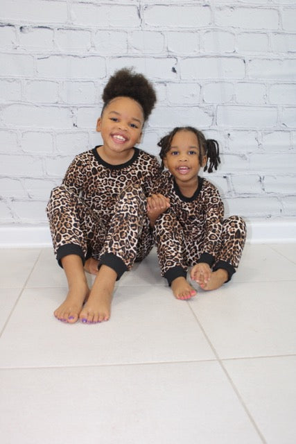 "Copy Cat" Mommy & Me leopard set